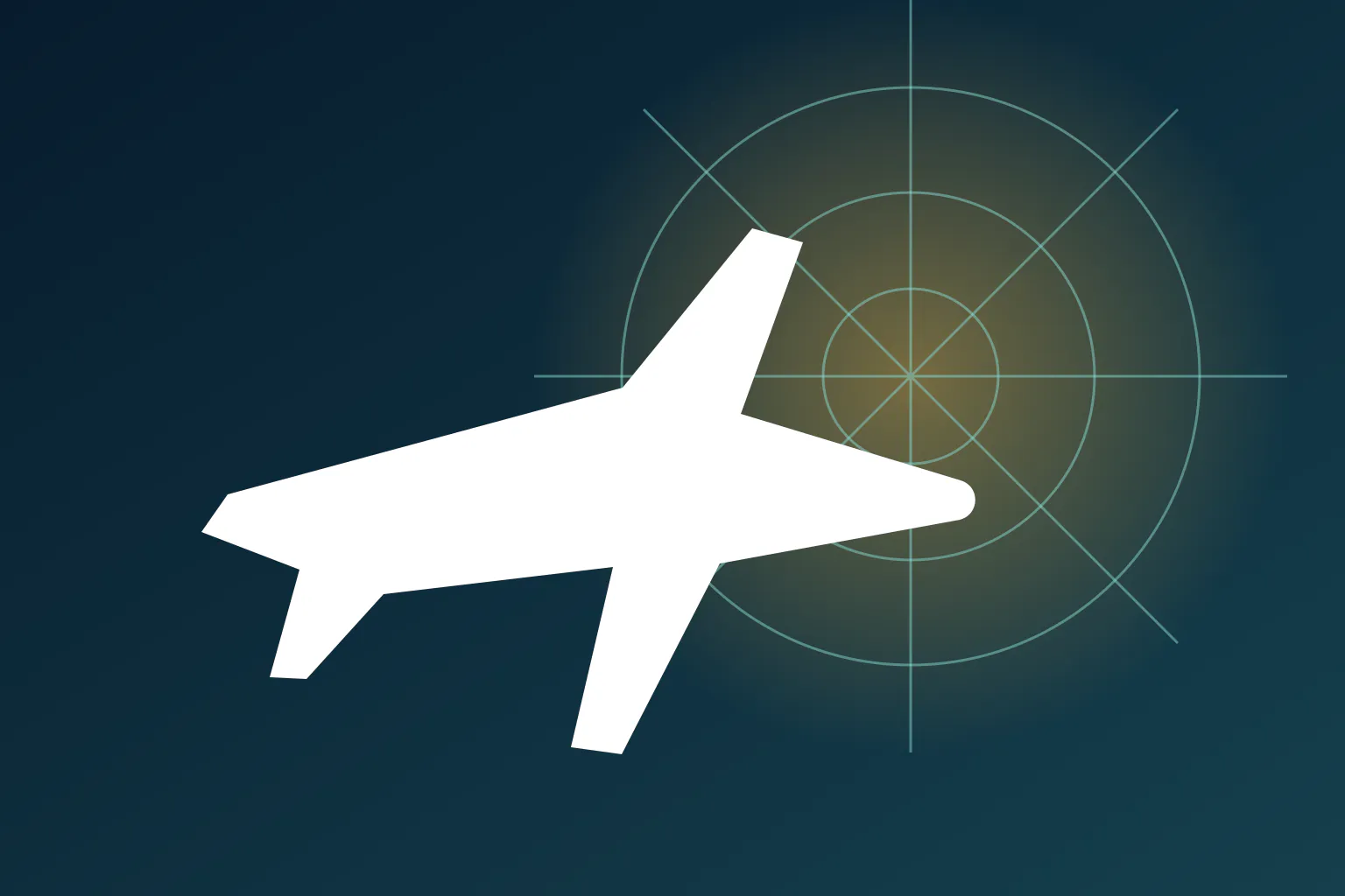 Avión de pasajeros cruzando un radar mundial de noticias aéreas