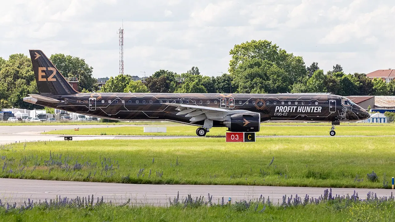 Embraer E195-E2 auf der Pariser Luftfahrtschau 2019